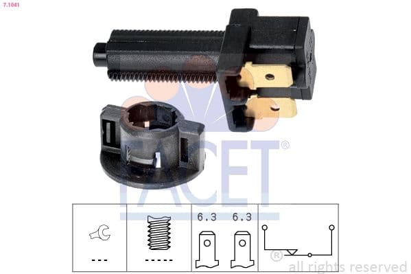 Comutator lumini frana FACET Made in Italy - OE Equivalent 7.1041