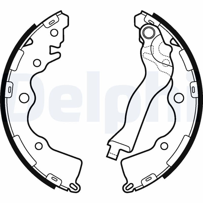 Set saboti frana DELPHI LS2110