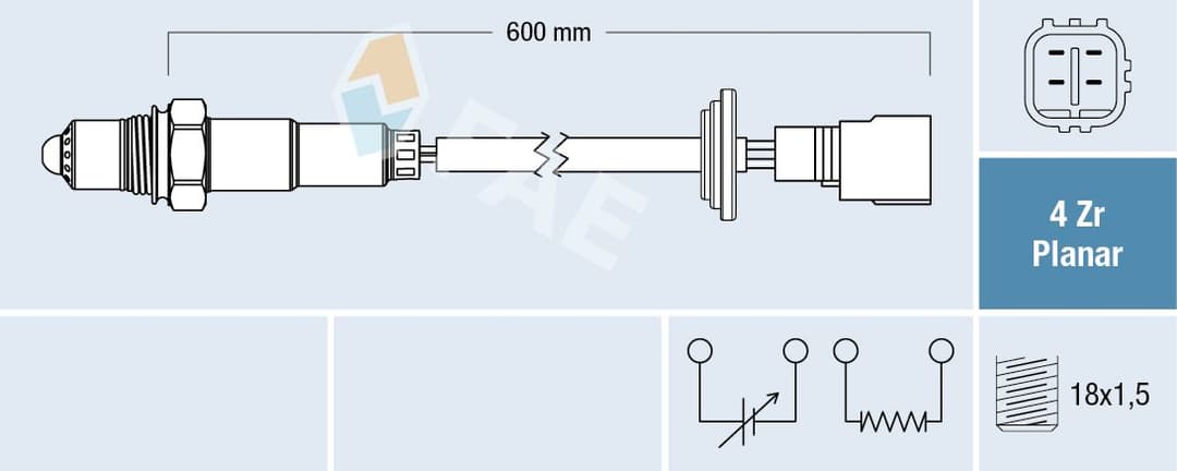 Sonda Lambda FAE 77780