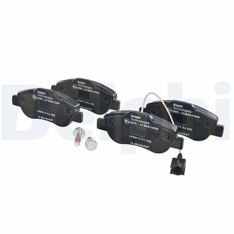 set placute frana,frana disc DELPHI LP2014