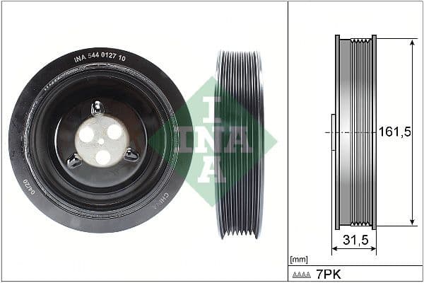 Fulie curea, arbore cotit Schaeffler INA 544 0127 10