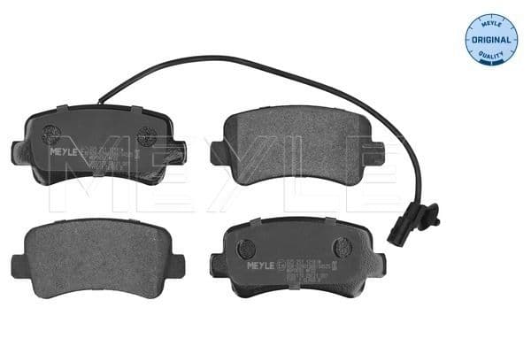 set placute frana,frana disc MEYLE -ORIGINAL: True to OE. 025 251 1218/W