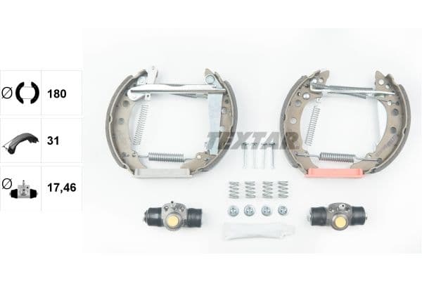 Set saboti frana TEXTAR Shoe Kit Pro 84018200