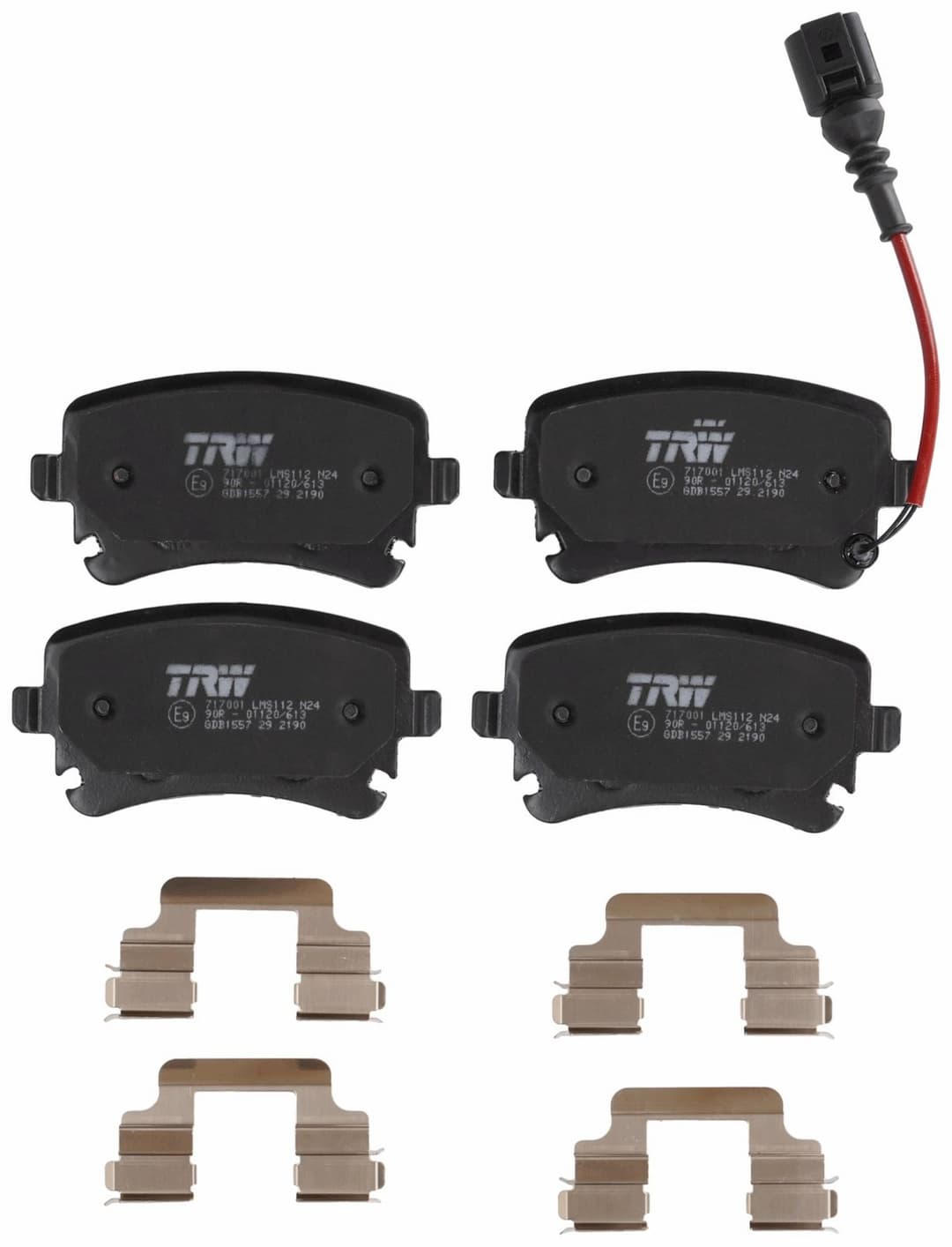 set placute frana,frana disc TRW GDB1557