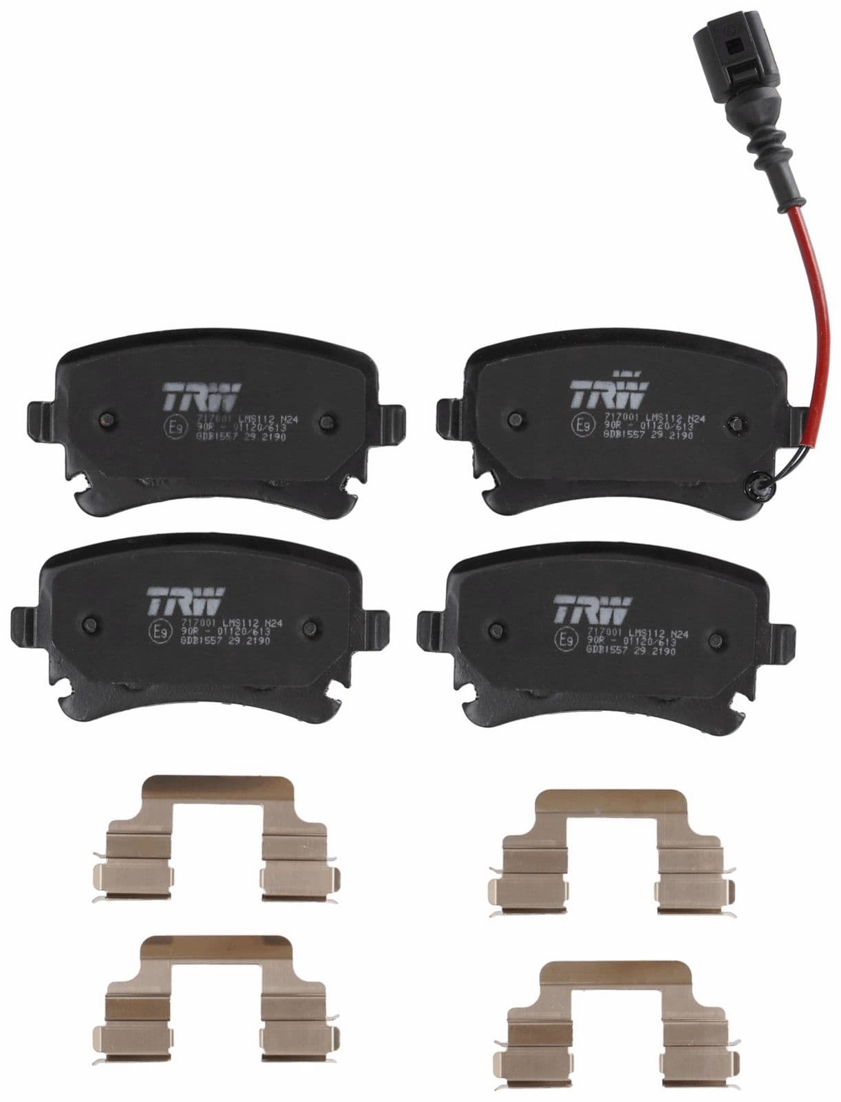 set placute frana,frana disc TRW GDB1557