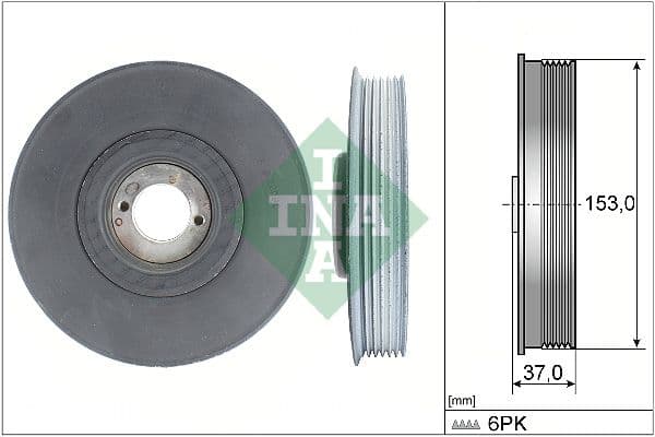 Fulie curea, arbore cotit Schaeffler INA 544 0039 10
