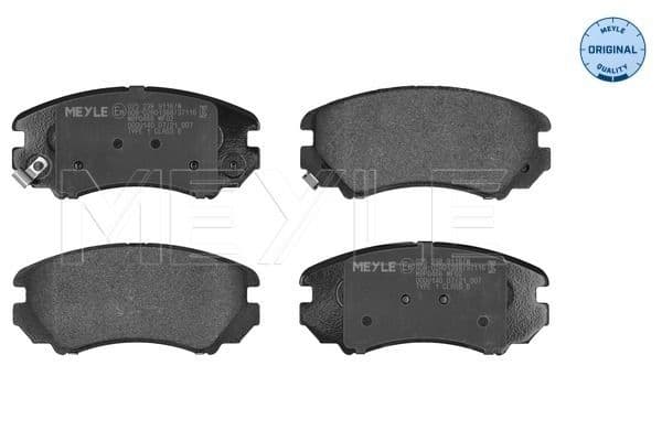 set placute frana,frana disc MEYLE -ORIGINAL: True to OE. 025 238 9116/W