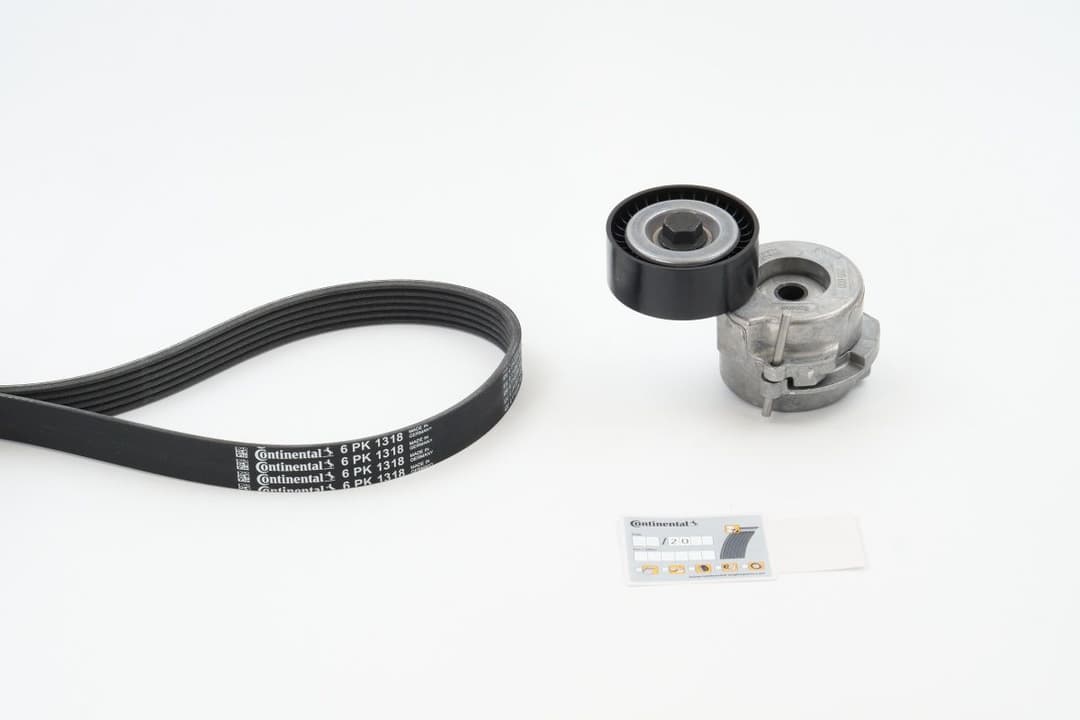 Set curea transmisie cu caneluri CONTINENTAL CTAM 6PK1318K2