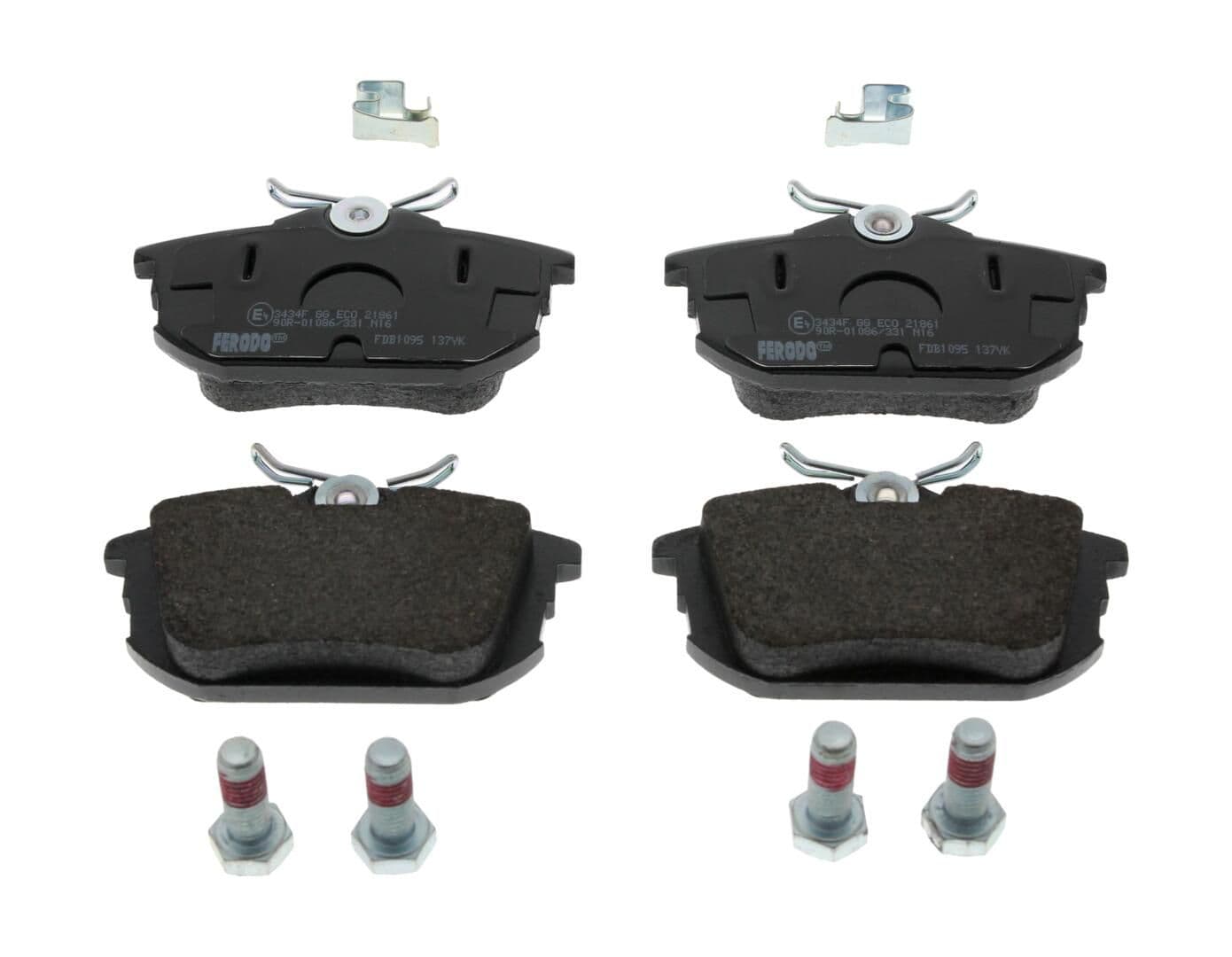 set placute frana,frana disc FERODO PREMIER ECO FRICTION FDB1095