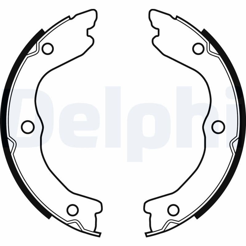 Set saboti frana, frana de mana DELPHI LS2038