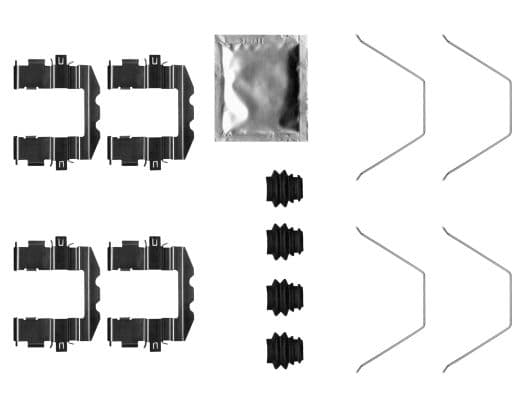 Set accesorii, placute frana TEXTAR 82543600