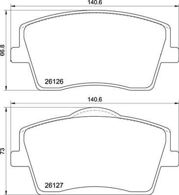 set placute frana,frana disc BREMBO PRIME LINE P 86 031