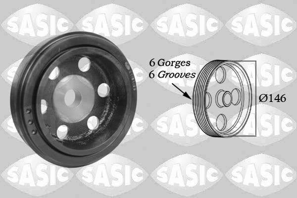 Fulie curea, arbore cotit SASIC 2150016