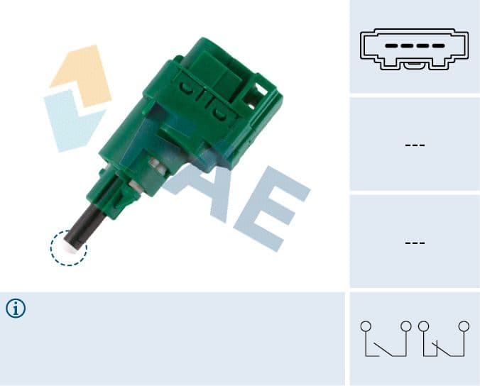 Comutator lumini frana FAE 24762