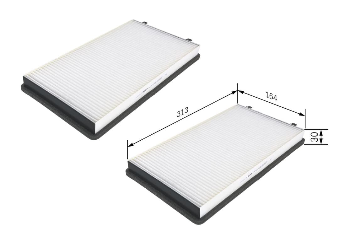 Filtru, aer habitaclu BOSCH 1 987 432 103