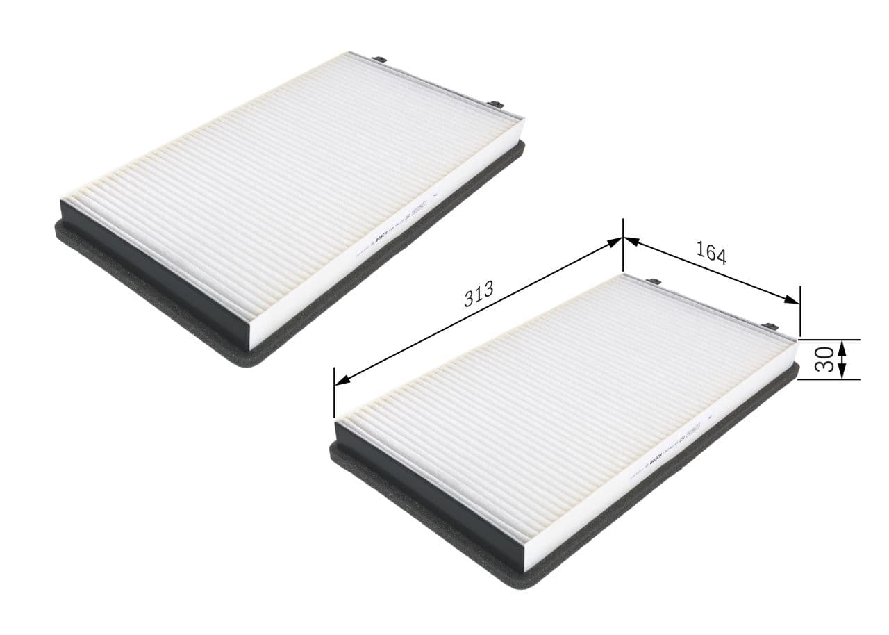 Filtru, aer habitaclu BOSCH 1 987 432 103