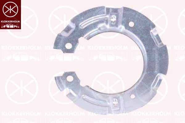 protectie stropire,disc frana KLOKKERHOLM 0085870