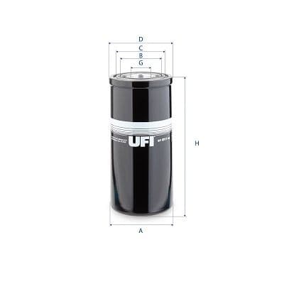 Filtru, sistem hidraulic primar UFI 87.011.00