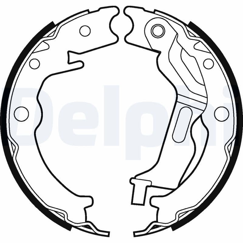 Set saboti frana, frana de mana DELPHI LS2025