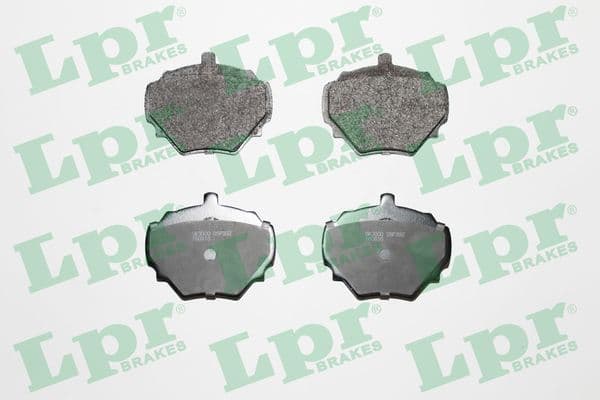 set placute frana,frana disc LPR 05P392