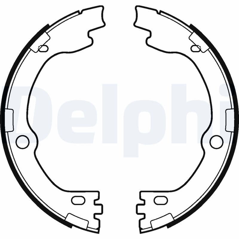 Set saboti frana, frana de mana DELPHI LS2119