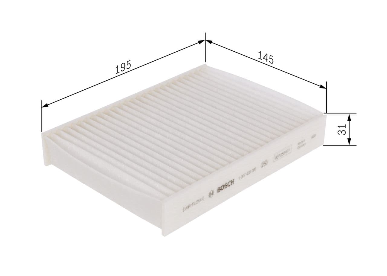 Filtru, aer habitaclu BOSCH 1 987 435 066