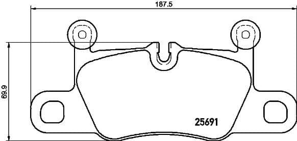 set placute frana,frana disc BREMBO PRIME LINE P 65 031