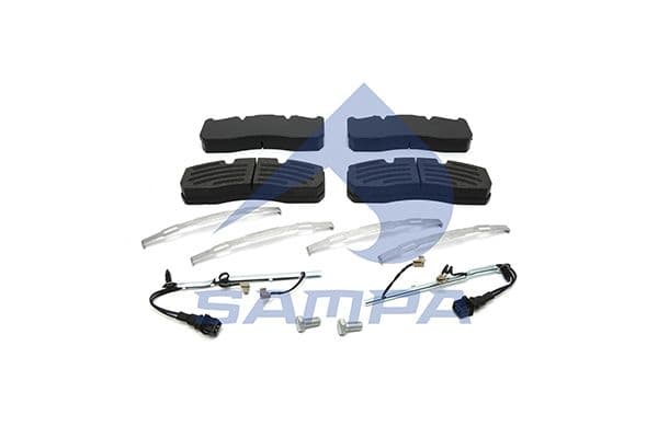 set placute frana,frana disc SAMPA 096.619