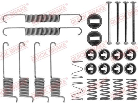 Set accesorii, sabot de frana QUICK BRAKE 105-0715