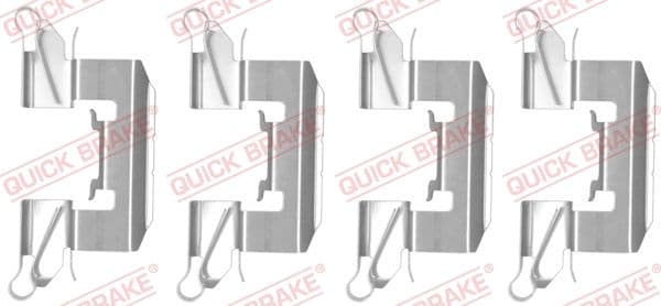 Set accesorii, placute frana QUICK BRAKE 109-1772