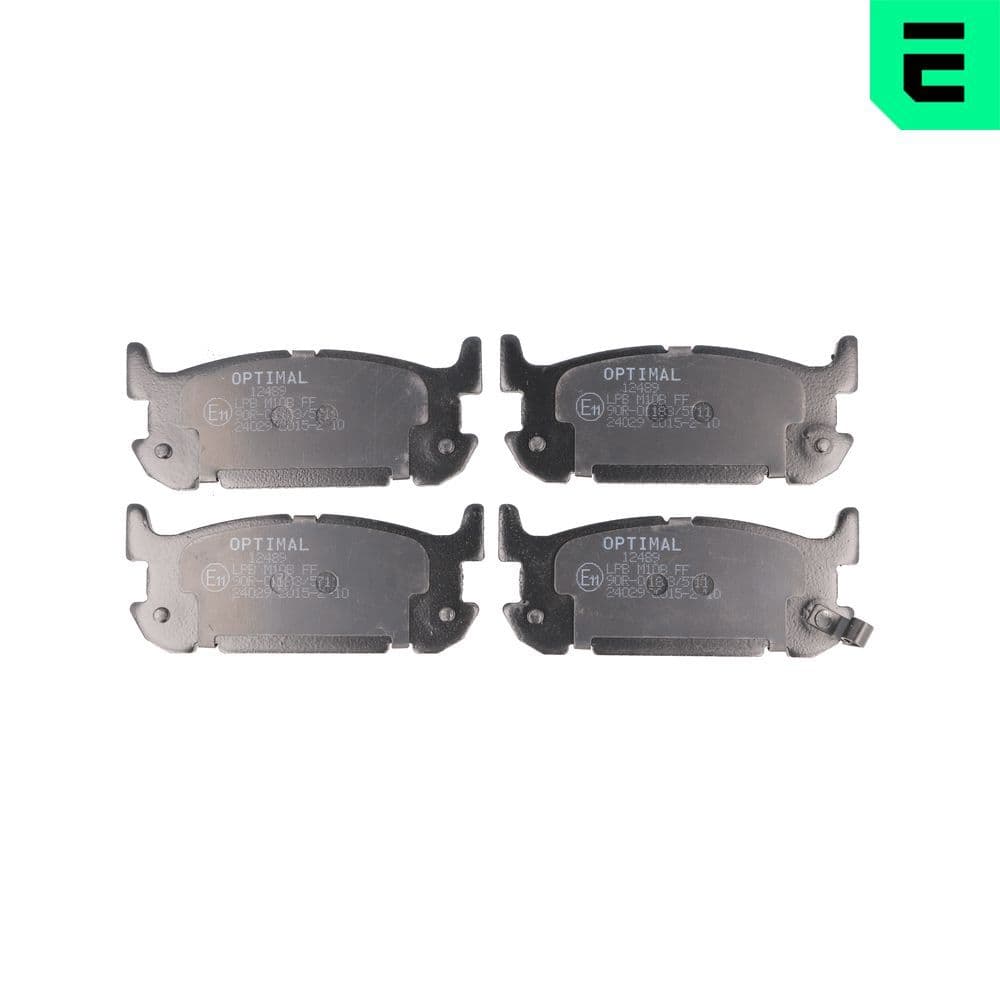 set placute frana,frana disc OPTIMAL BP-12489