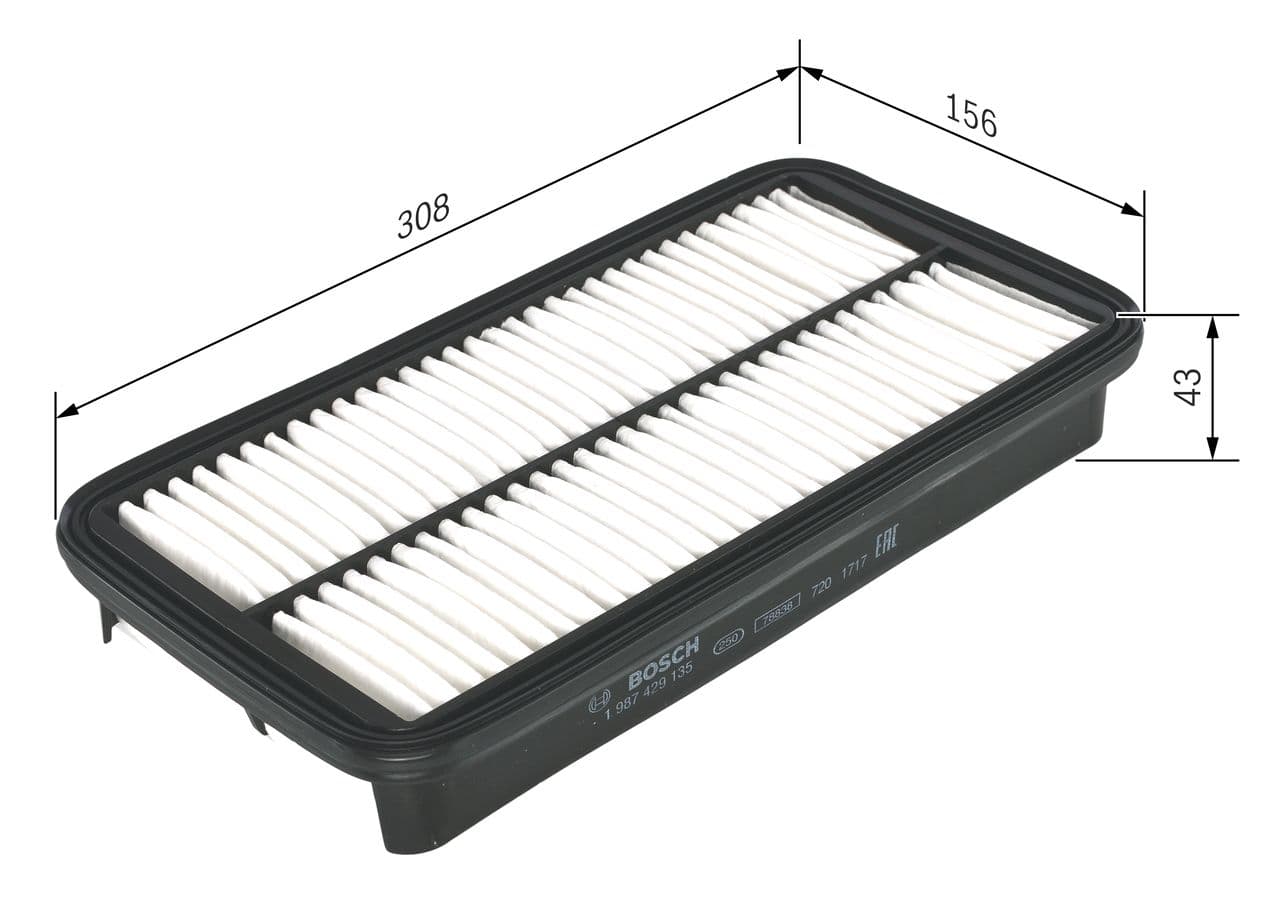 Filtru aer BOSCH 1 987 429 135