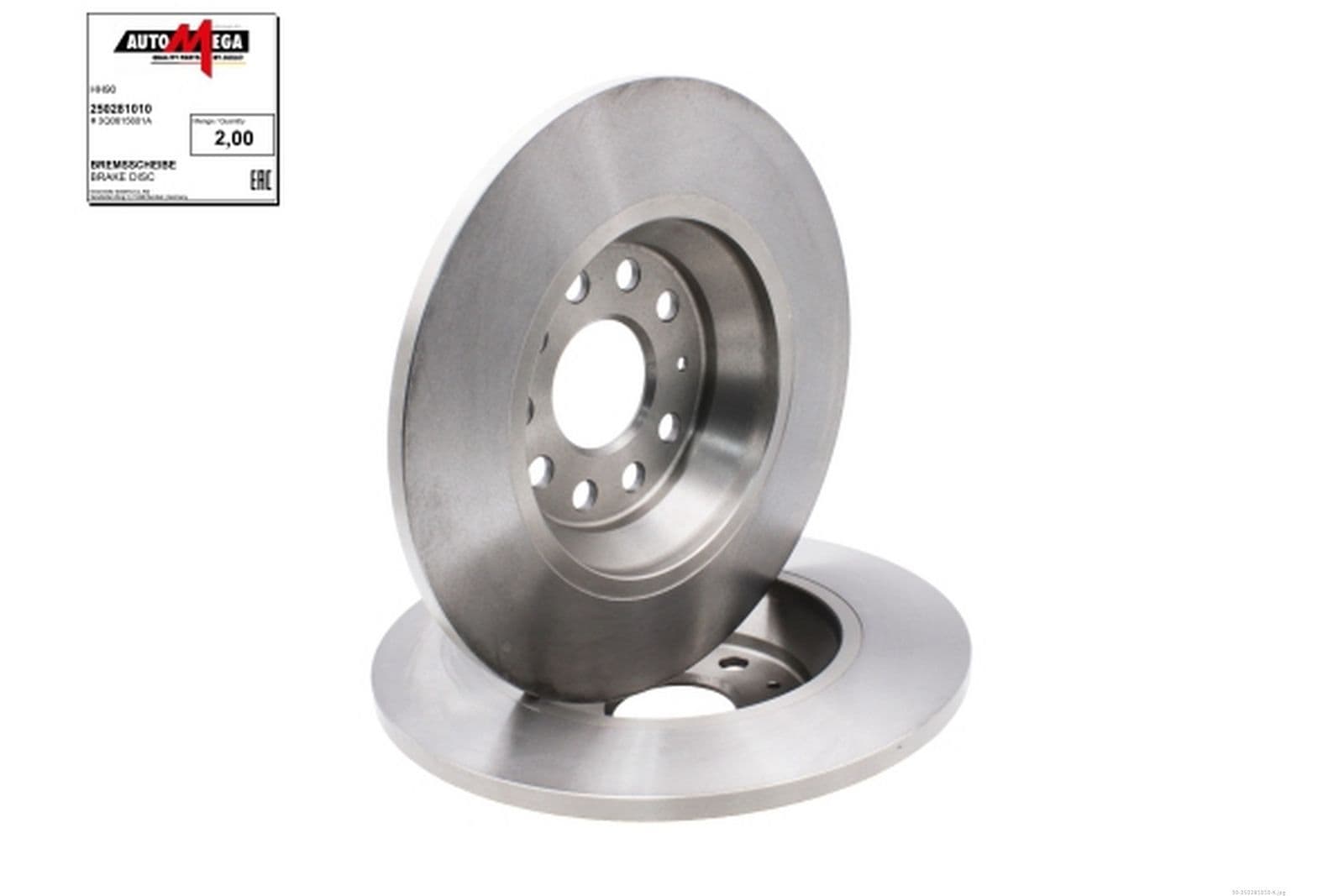 Disc frana AUTOMEGA 250281010