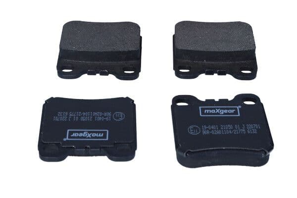 set placute frana,frana disc MAXGEAR 19-0401