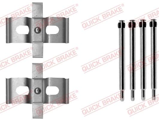 Set accesorii, placute frana QUICK BRAKE 109-1878