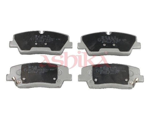 set placute frana,frana disc ASHIKA 51-0H-H10