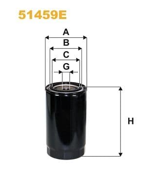 Filtru ulei WIX FILTERS 51459E