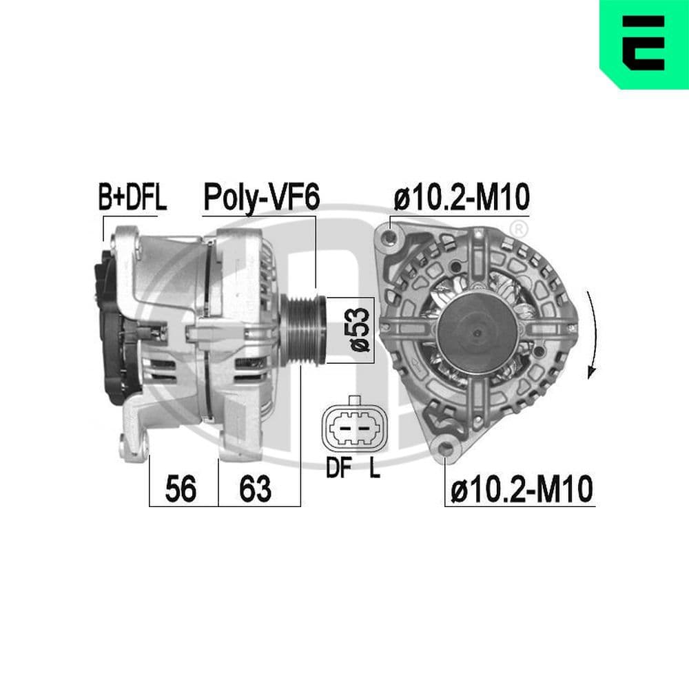 Generator / Alternator ERA 209380A