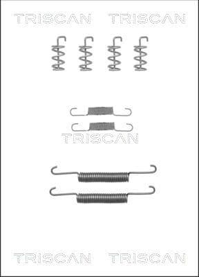 set accesorii, saboti frana parcare TRISCAN 8105 272578