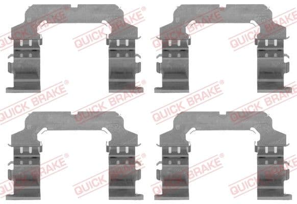 Set accesorii, placute frana QUICK BRAKE 109-1738