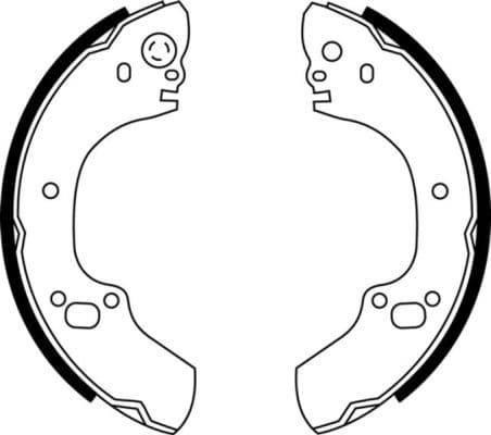 Set saboti frana ABE C0X019ABE