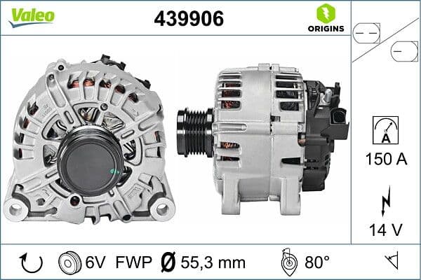 Generator / Alternator VALEO 439906