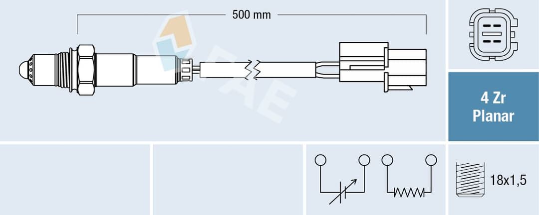 Sonda Lambda FAE 77680