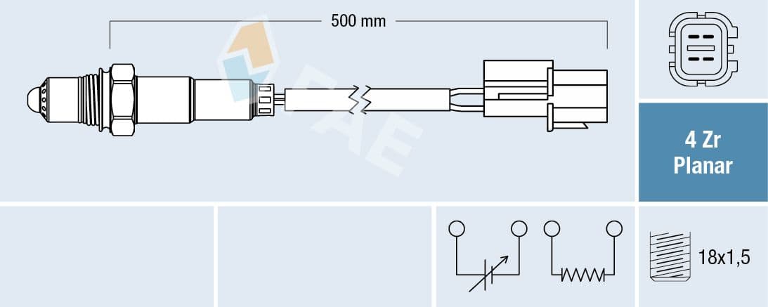 Sonda Lambda FAE 77680