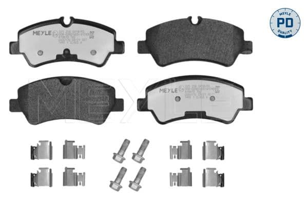 set placute frana,frana disc MEYLE -PD: Advanced performance and design. 025 256 0418/PD
