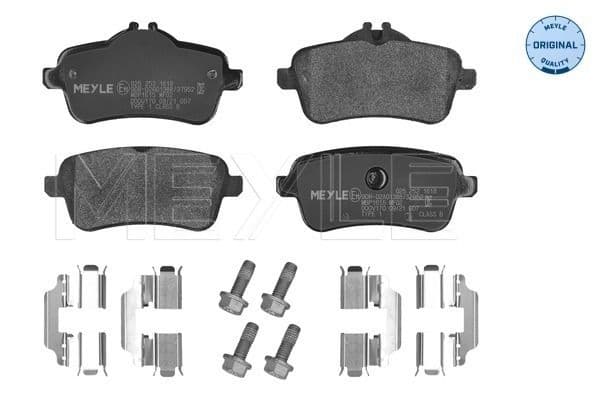 set placute frana,frana disc MEYLE -ORIGINAL: True to OE. 025 252 1618