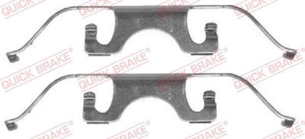 Set accesorii, placute frana QUICK BRAKE 109-1224
