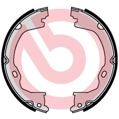 Set saboti frana, frana de mana BREMBO ESSENTIAL LINE S 37 508