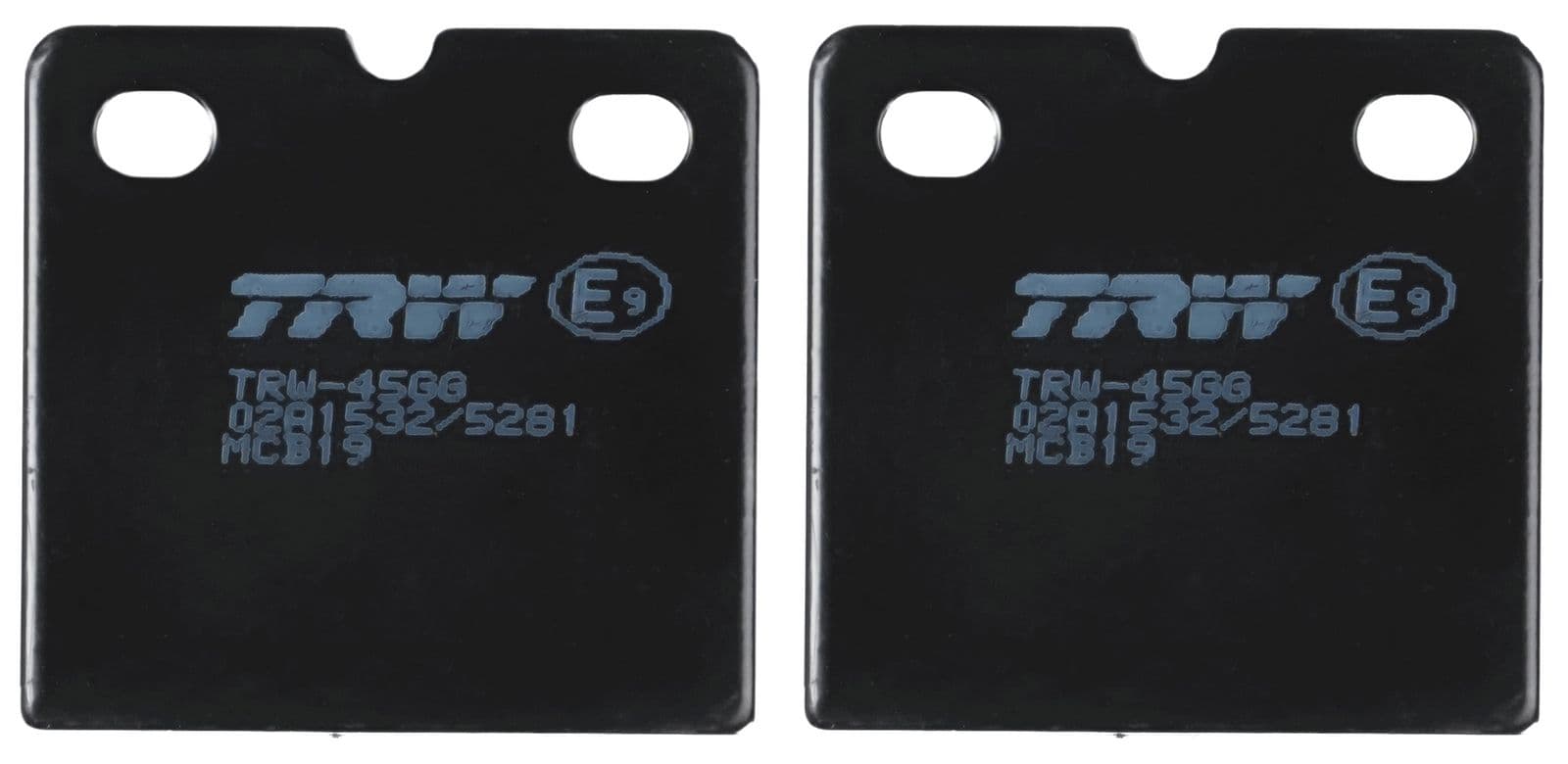 set placute frana,frana disc TRW MCB19