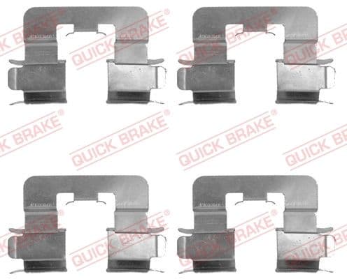 Set accesorii, placute frana QUICK BRAKE 109-1741